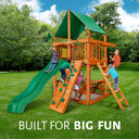 Chateau Tower Swing Set - Vinyl Canopy, view 3