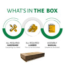 Great Skye II Swing Set what is in the box