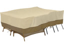 Duck Covers Veranda Pebble 102 Inch Patio Furniture Set Cover