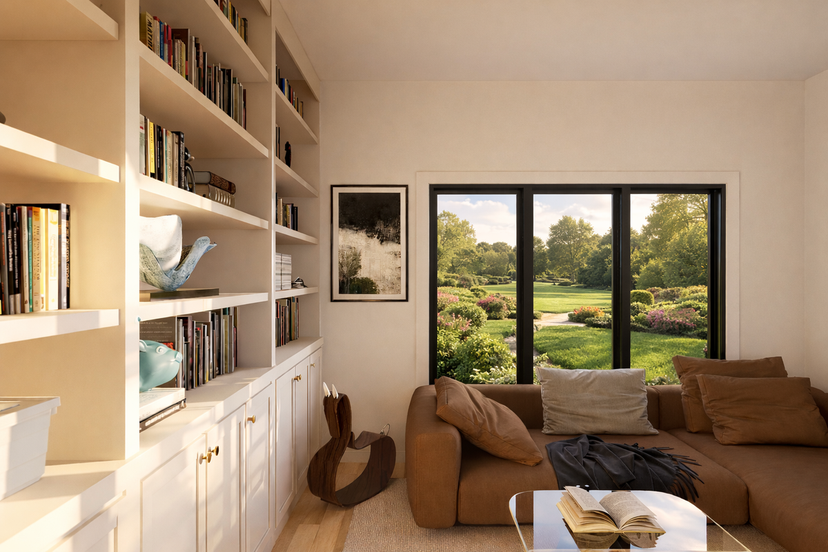 Irontown The Thatcher modular home — interior view