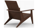 Jensen Outdoor Innova Trellis Ipe Wood Lounge Chair in Chocolate Brown