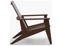 Jensen Outdoor Innova Trellis Ipe Wood Lounge Chair in Chocolate Brown