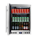 24-Inch Stainless-Steel Beverage Refrigerator