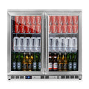 36-Inch Stainless-Steel Beverage Refrigerator