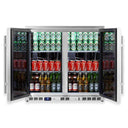 36-Inch Stainless-Steel Beverage Refrigerator
