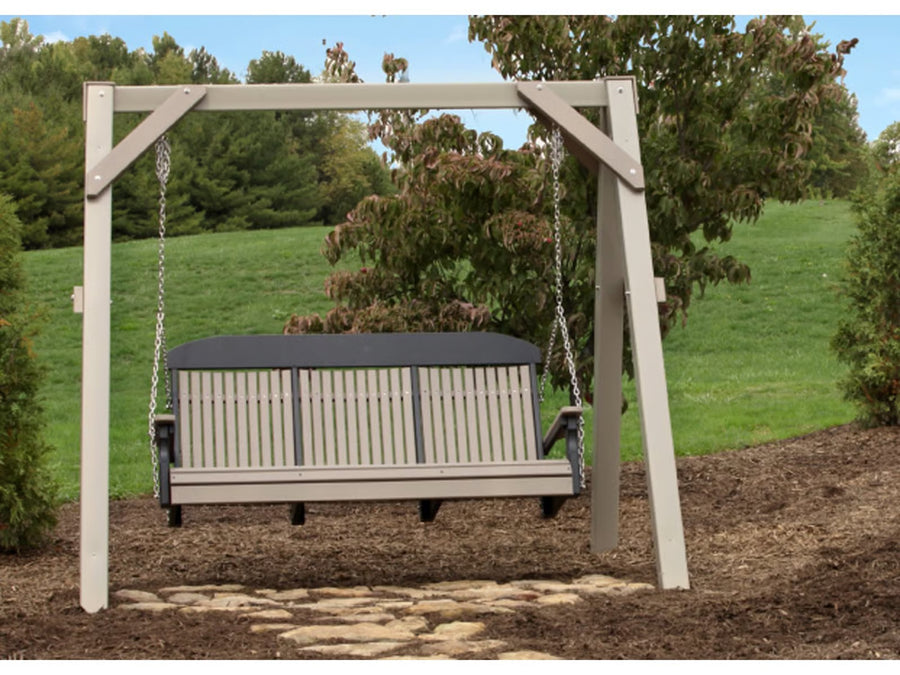LuxCraft Patio Swing — Recycled Plastic