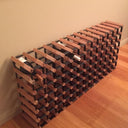Custom Timber Wine Rack | Rustic Hardwood