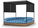 Mamagreen Aiko Outdoor Daybed Lounge Teak and Stainless Steel