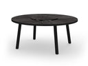 Mamagreen Meika 71-Inch Round Outdoor Dining Table with HPL Top Anthracite