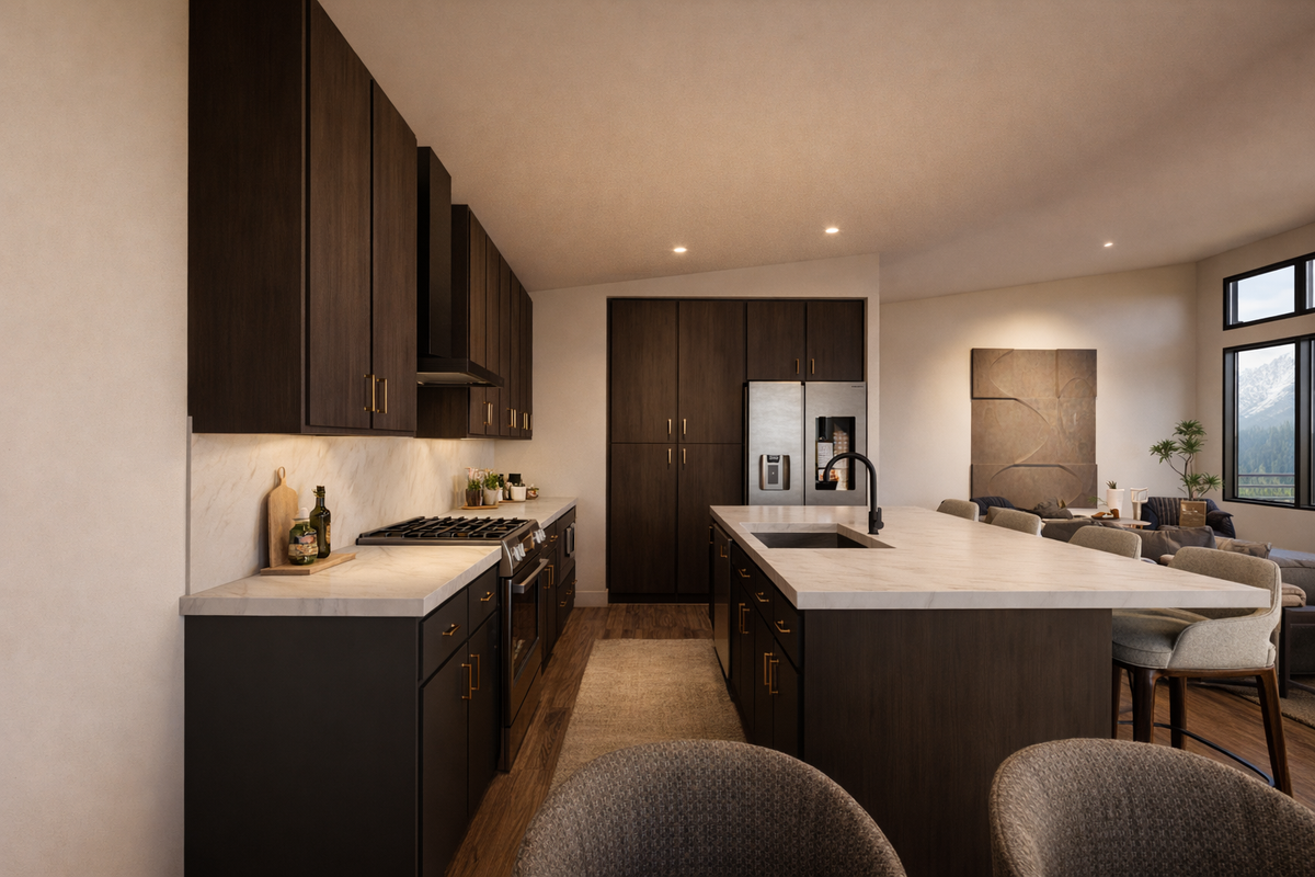 Irontown The Donner 1560 modular home — interior view