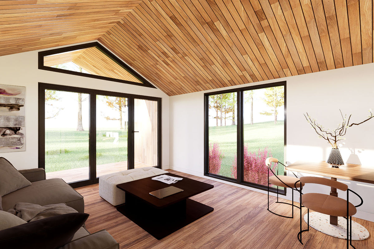 Irontown Mysa 500 modular home — interior design rendering