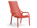 Nardi Net Relax Outdoor Stackable Armchair in Coral