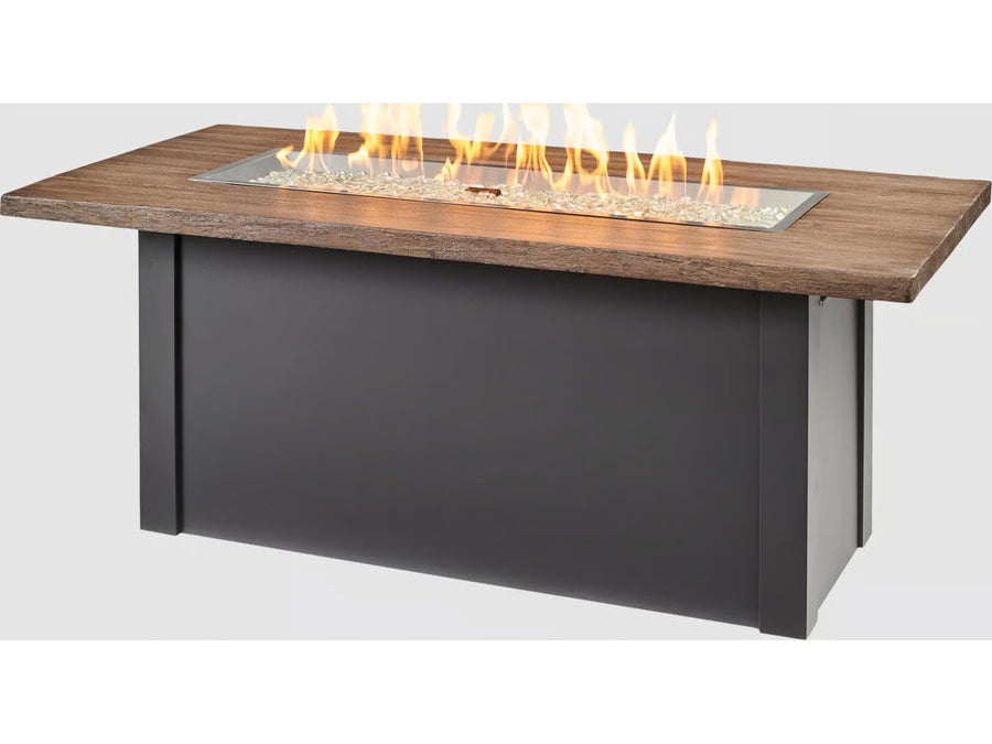 Outdoor GreatRoom Havenwood Fire Table — Driftwood