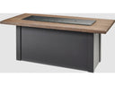 Outdoor Greatroom Havenwood Rectangular Fire Pit Table with Driftwood Everblend Top