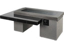 Outdoor Greatroom Uptown Black Linear Gas Fire Pit Table