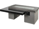 Outdoor Greatroom Uptown Black Linear Gas Fire Pit Table