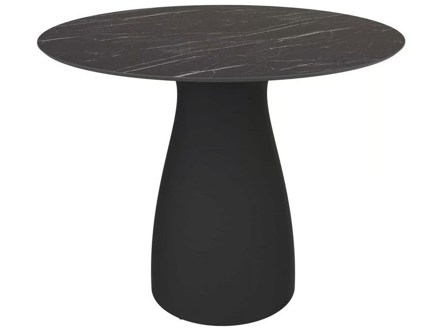Resol Baobab Round Dining Table — Black Marble