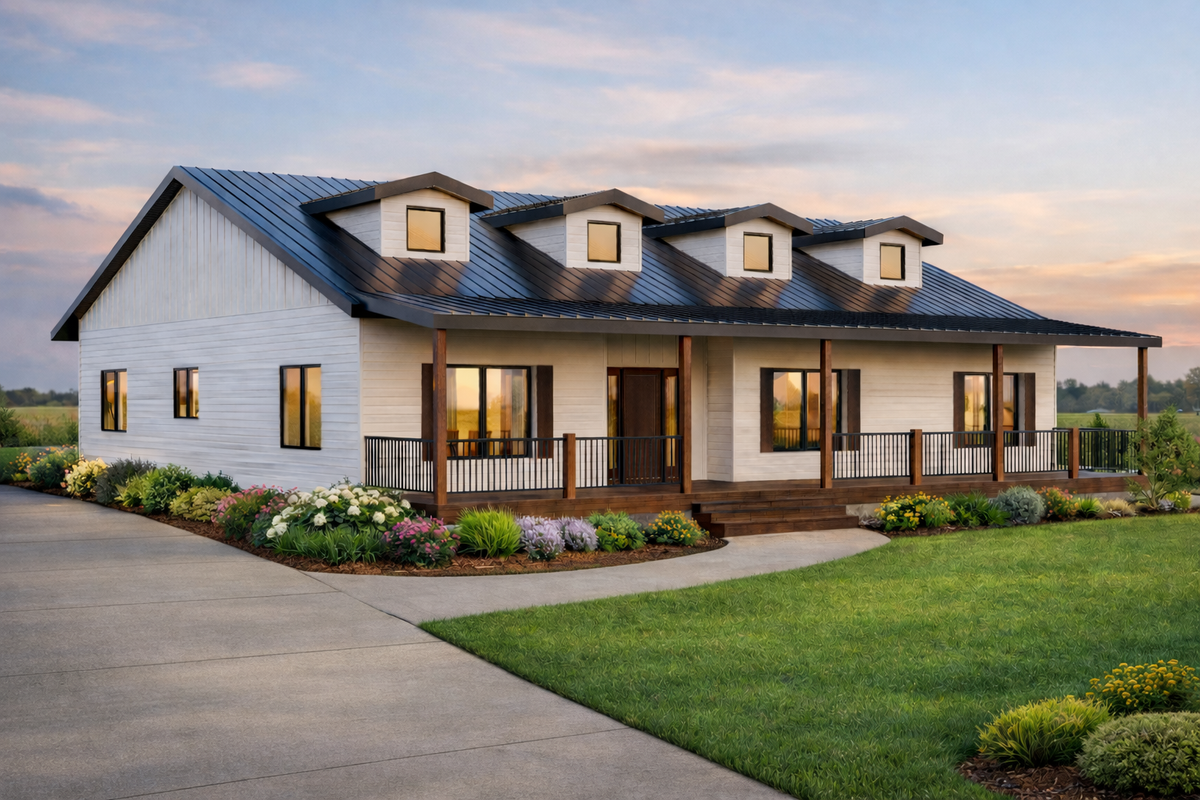Irontown The Mill Creek modular home — exterior view