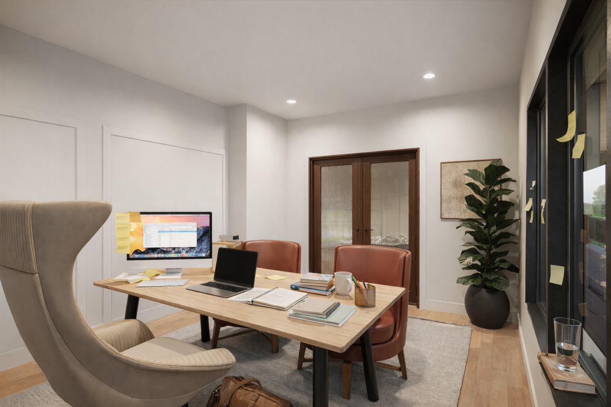 Irontown The Mill Creek modular home — interior view
