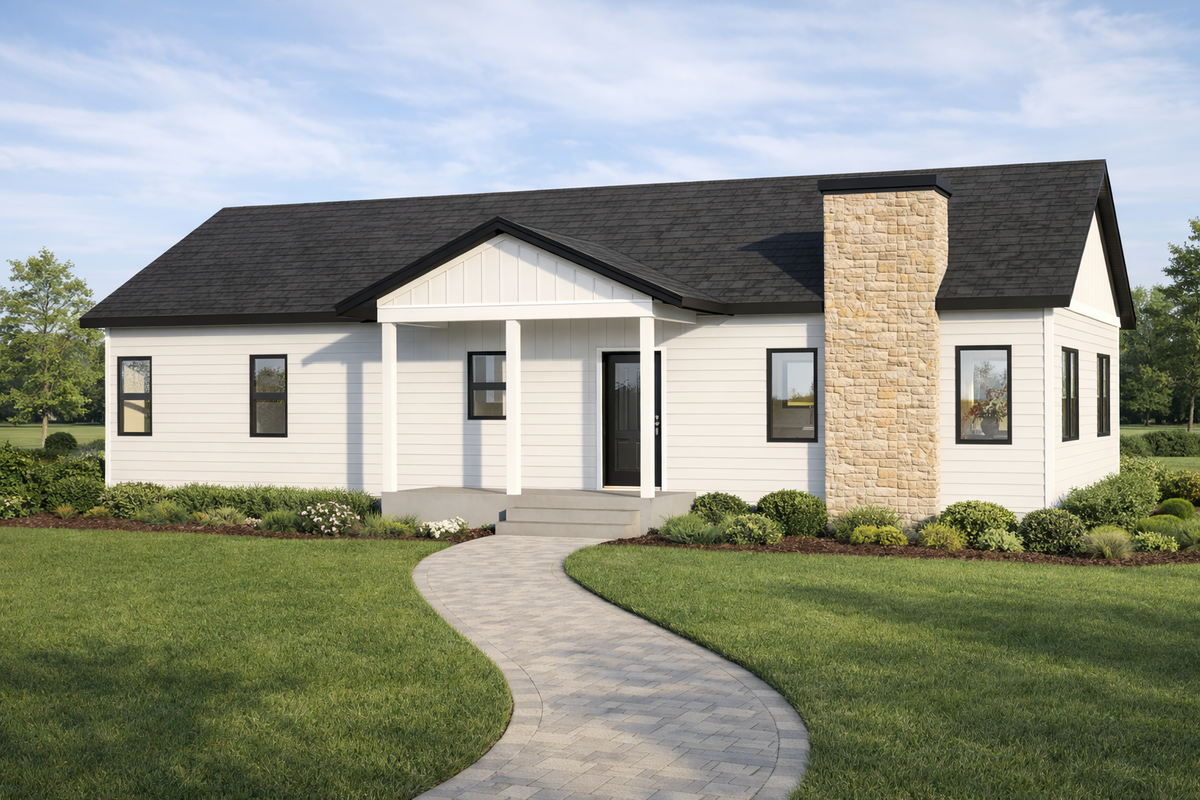 Irontown The Aspen modular home — exterior view