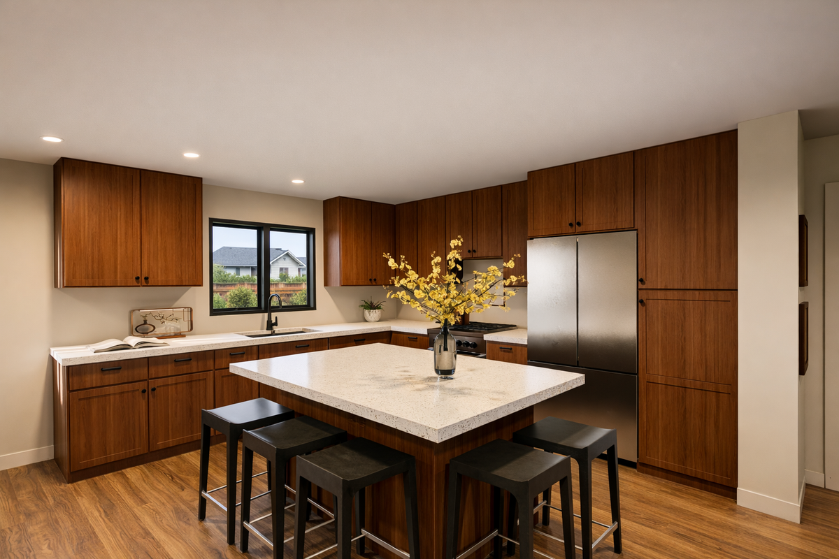 Irontown The San Conejo modular home — interior view