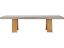 Seasonal Living Clip 118-Inch Rectangle Dining Table in Slate Gray