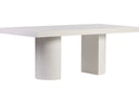 Seasonal Living Perpetual Andoo 108-Inch Rectangle Dining Table in Ivory White Concrete
