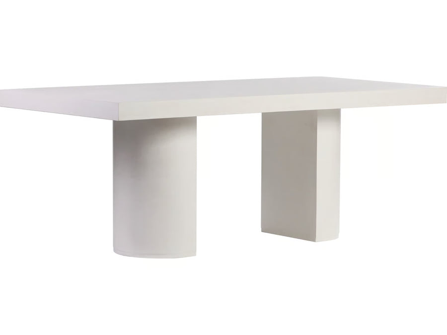 Seasonal Living Andoo 108″ Dining Table — Ivory Concrete