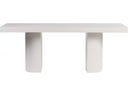 Seasonal Living Perpetual Andoo 108-Inch Rectangle Dining Table in Ivory White Concrete