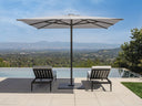 Shademaker Atlas 10 Foot Square Crank Lift Outdoor Umbrella
