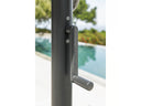 Shademaker Atlas 10 Foot Square Crank Lift Outdoor Umbrella