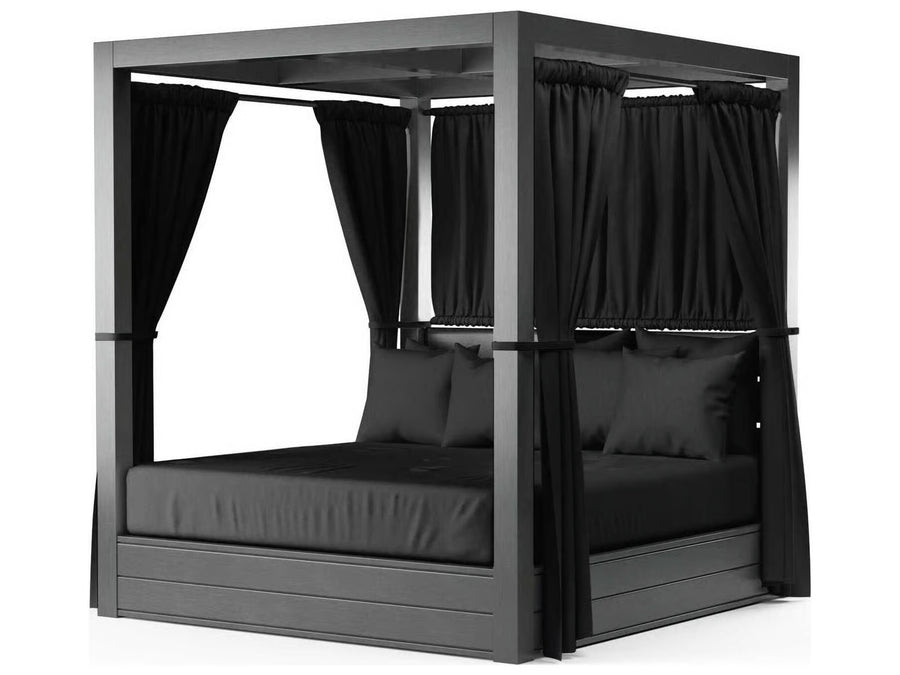 Sunset West Redondo King Lounge Bed — Aluminum
