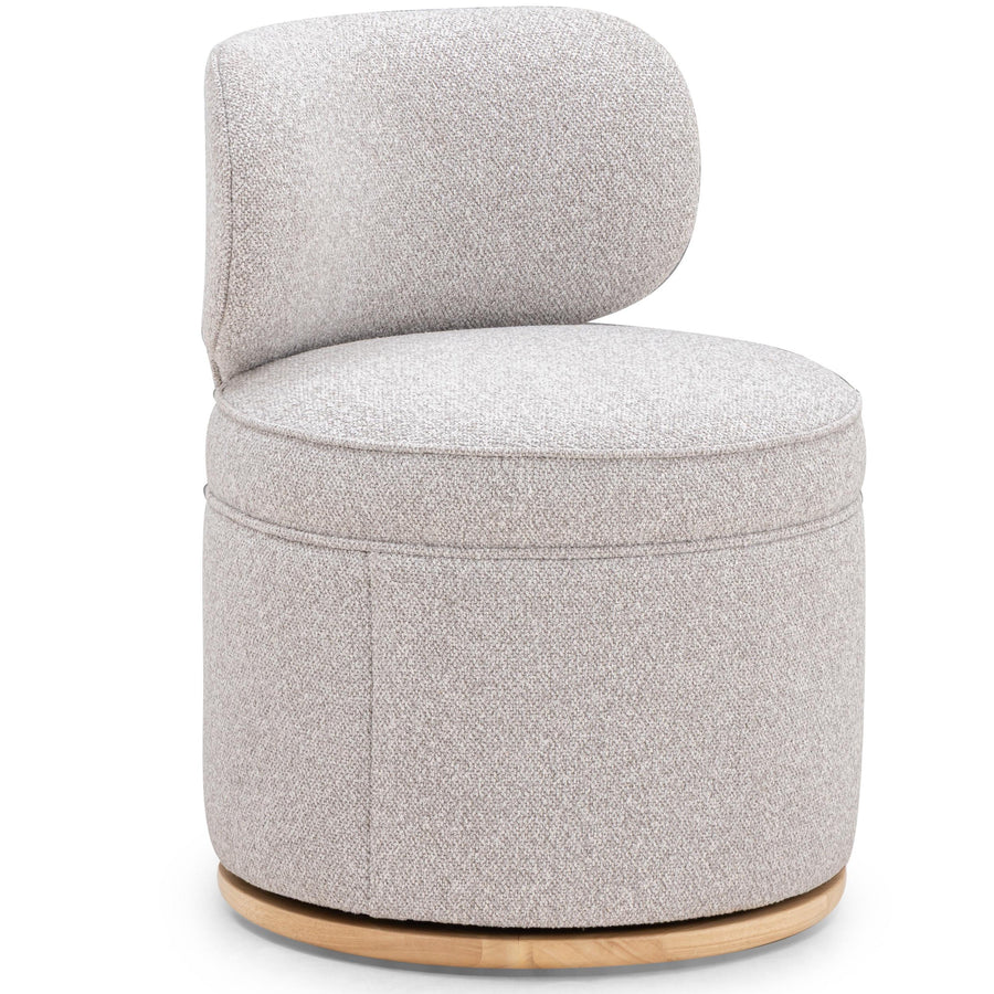 TOV Amaya grey textured performance swivel desk chair