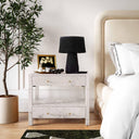 Brandyss White Burl 26 inch cabinet alternate view