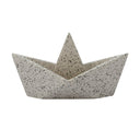 TOV Gabby speckled cream sailboat concrete catchall front photograph
