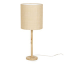 TOV Lamia natural burl and raffia table lamp additional manufacturer product photograph