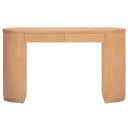 Marlow natural writing desk front view
