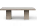 Urbia Outdoor Mixx Elcor 95-Inch Rectangle Dining Table in Dark Grey Concrete