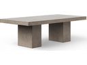 Urbia Outdoor Mixx Elcor 95-Inch Rectangle Dining Table in Dark Grey Concrete