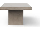 Urbia Outdoor Mixx Elcor 95-Inch Rectangle Dining Table in Dark Grey Concrete