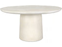 Uttermost Outdoor Uttermost Madrone 60-Inch Round Dining Table Cast Aluminum Warm White