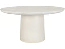 Uttermost Outdoor Uttermost Madrone 60-Inch Round Dining Table Cast Aluminum Warm White