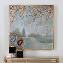 Uttermost Peaceful wall art styled above console