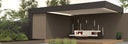 Renson Aero Canvas fixed roof integrated into an outdoor living space