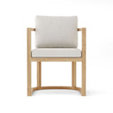 Carondelet 11 Pc Teak Extendable Dining Set in Linen Natural by Lakeview Outdoor Designs