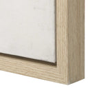 Chasing Blue close-up showing the natural pine frame and canvas edge