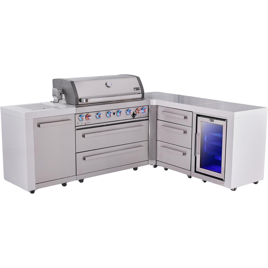 Mont Alpi Deluxe 7 Ft Kitchen with Fridge and Drawers