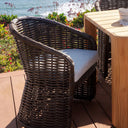Cabo 7 Pc Teak Patio Dining Set w/ Teak Table By Sunset West