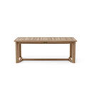 Carondelet 11 Pc Teak Extendable Dining Set in Linen Natural by Lakeview Outdoor Designs