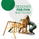 Treasure Trove I Swing Set - Treehouse Roof